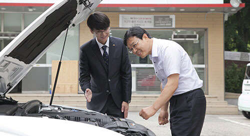 롯데렌터카 차량점검 이미지